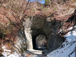 玄倉林道・手掘りの隧道